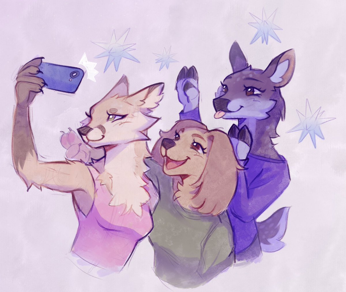 llorienart's tweet image. I colored it ✨

#furry #furryart #fursona