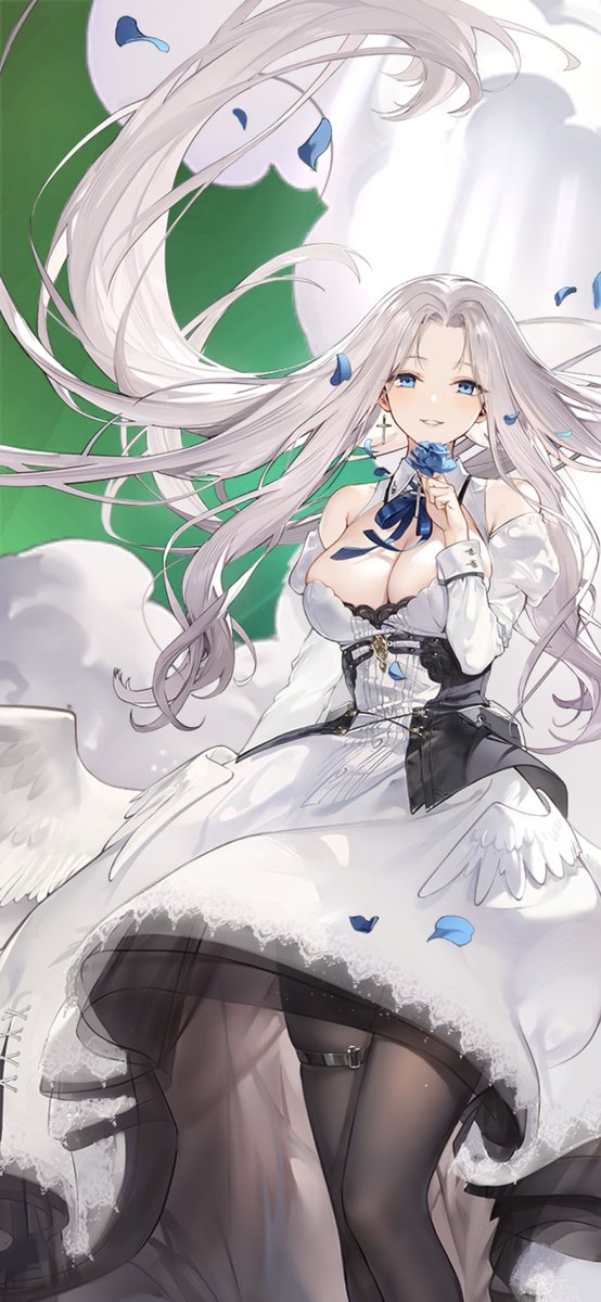 grim5800's tweet image. キュアホワイト(光の意志)
キュアブラック(闇の意志)
#アズレン
#アズールレーン