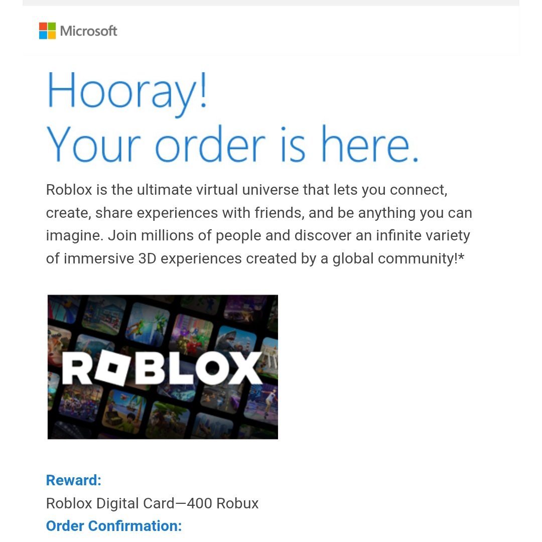 stackead's tweet photo. 400 robux gratis dari reward bing 😅 https://t.co/Mv56897uqc