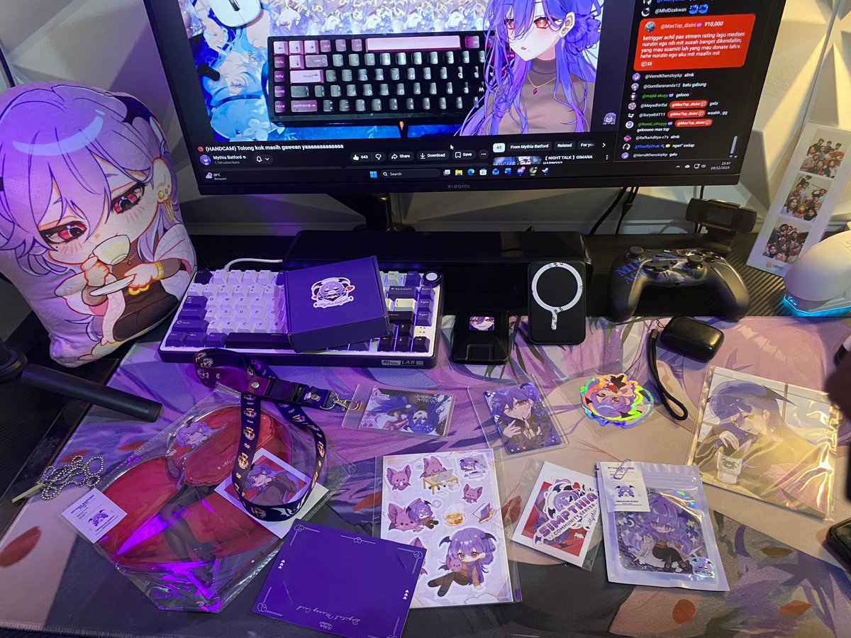 Wmaestro_'s tweet image. acu mau di abseng mit💜💜
. 
. 
. 
keychain plush menyusul kata atmint W atmint sorry cht di jam kerja dan tengah malam heheh