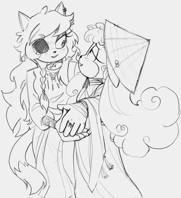 cerise @24claws said if i drew her ocs cerangel as hualian she would watch tgcf with me This is an act of desperation Please watch Season two Please 