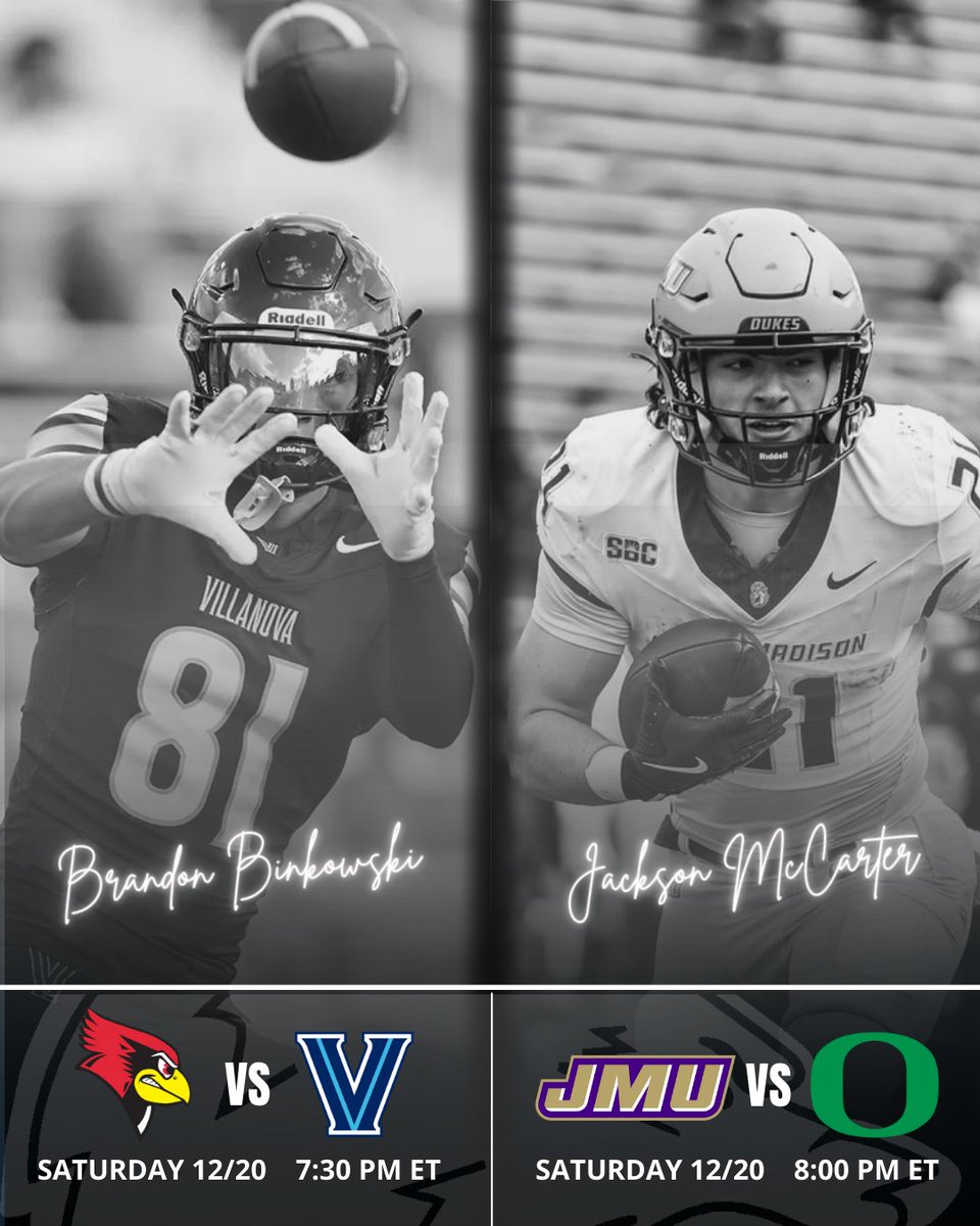 GHYFL_Grizzlies's tweet photo. Grizzlies → College Football Playoffs 🏈

Former Grizzlies @BrandonBinkows1 and @j_mccarter02 take the field this weekend on the biggest stages in college football.

Wishing Brandon and Jackson the best of luck this weekend.

Once a Grizzly, always a Grizzly.

#GrizzlyFootball #BuiltDifferent #FromYouthToTheBigStage