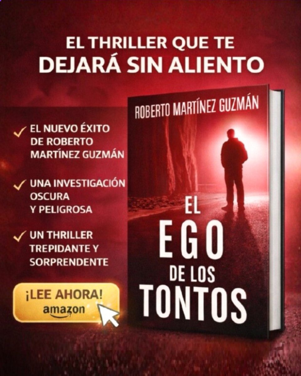 Descubre EL EGO DE LOS TONTOS: rxe.me/7NM21H

#Novelanegra #Thriller #novelanegraycriminal
#kindleunlimitedespañol #kindleunlimitedenespañol
#kindleunlimitedmexico #kindleunlimitedespaña