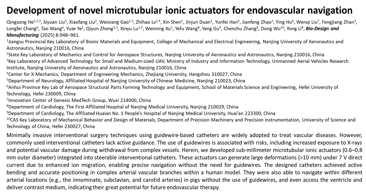 Bio-Design and Manufacturing tweet media