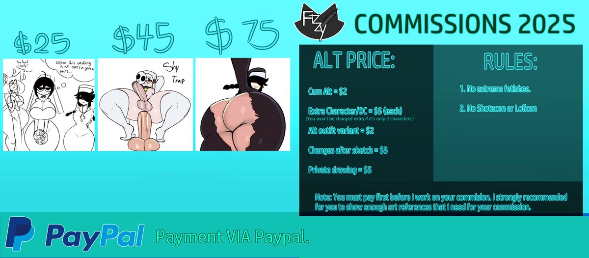 FizzyLewdCola (Commissions Opened 6/10) tweet media