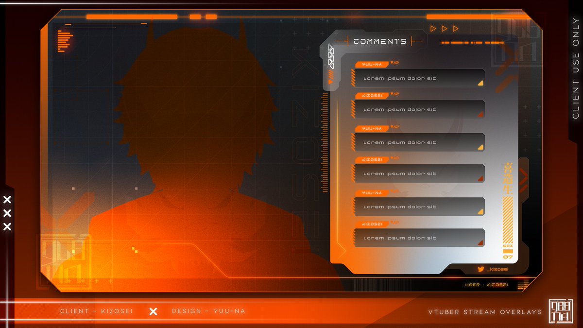 【 Commission File 015 - 👹 】   

 ► Client - <a href="/_kizosei/">kizosei 🧡👹 喜造生</a> 

Congratulations on your 2.0 debut!     

Thank you for the opportunity to work with you!_ ✕    

♡ + ↻  appreciated!