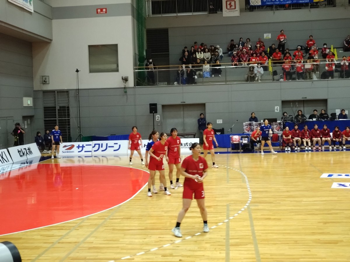 今日はここから #ハンド日本選手権2025 女子準決勝 香川銀行シラソル