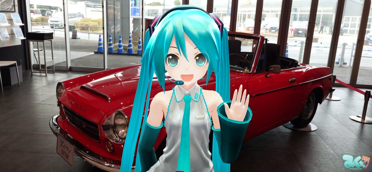 さんさん ダットサン時代のフェアレディかぁZはついてない(⁠・⁠∀⁠・⁠) #みく