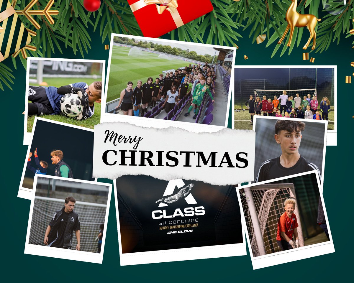 Thank you to all our goalkeepers, parents &amp; coaches for your support, dedication &amp; hard work throughout 2025 🧤⚽️

Here’s to more saves, memories &amp; clean sheets in 2026!
Merry Christmas &amp; Happy New Year from
<a href="/Aclassgk/">A-Class Goalkeeper Coaching</a> 🎄✨