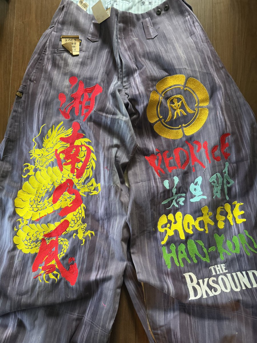 湘南乃風等 刺繍屋 ニッカ 特攻服に刺繍します。 (@Bzj69epsdt48710