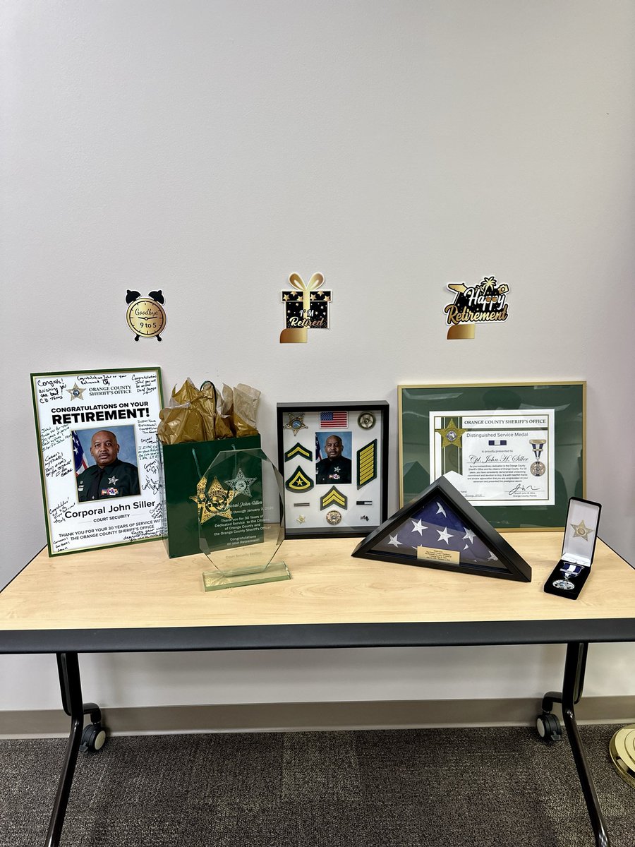 Congratulations to Corporal John Siller on his retirement after an impressive 34 years of dedicated service in law enforcement! ⭐️

Corporal Siller is retiring from his position in our Court Services Division. Corporal Siller began his career with the Port Orange Police