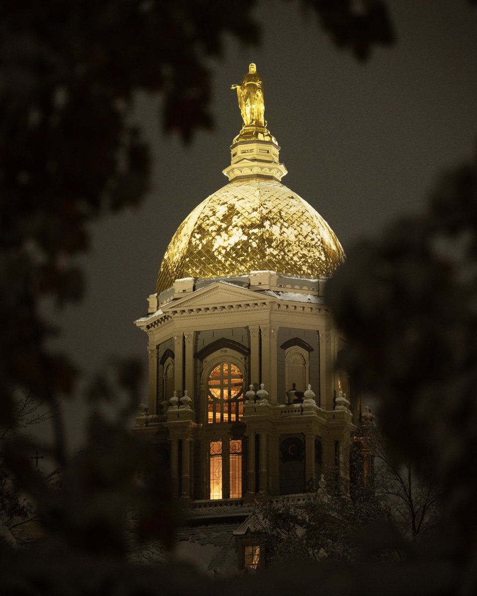 FightingIrish's tweet image. A quiet night beneath the Dome ✨

#GoIrish☘️
