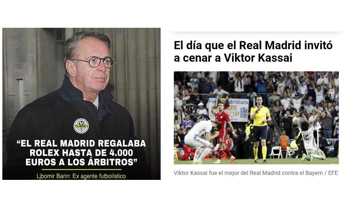 No solo les regalan entradas a PALCOS VIP ,también Cenas caras, y ROLEX DE 4.000€!!
Luego q si Negreiras y tal!