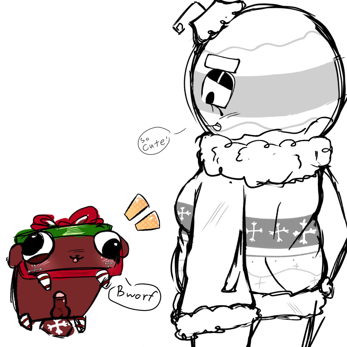 ONaww81288's tweet image. Bobette X pebble :3 #deadtoons #proshiptwt #darkshiptwt #deadtoon