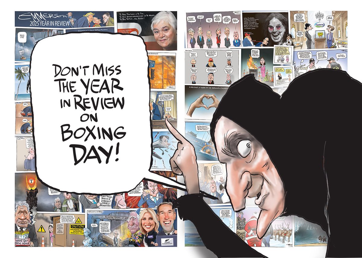 In glorious print on Boxing Day - in the NZ Herald 👇