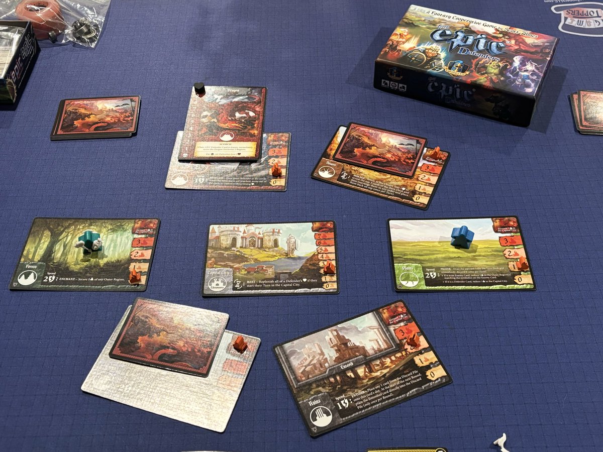 Tiny Epic Defenders 2nd Edition has been my shelf of shame since the Kickstarter delivered in 2017. 

Solo learning game was a success and I defeated the dragon.