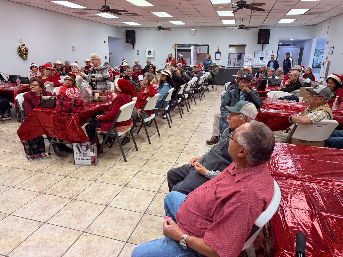 avenirfinancial's tweet photo. 🎄 Day 20 of December Giving! We brought some sweet treats to the San Luis Senior Center for their Christmas party, adding a little extra cheer for our seniors. Only 11 days left of giving! 🎁✨ #AvenirFinancial #YumaCommunity #HolidayGiving #SeniorChristmas #SpreadJoy https://t.co/GwApRO5lJq