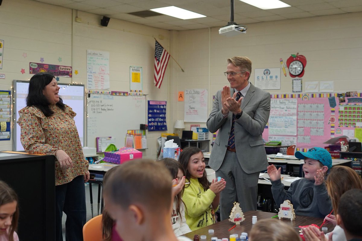 ReevesTravis's tweet photo. #SCSCelebrates | Please join Surry County Schools in congratulating the January Teacher of the Month, sponsored by Accurate Insurance Solutions Inc., Bryanna Baker! Mrs. Baker serves @sesmountaineers as a 3rd-grade Teacher. https://t.co/9cIUylOuqn