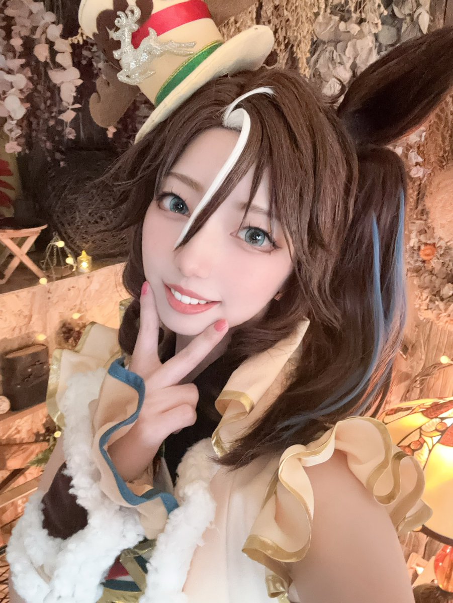 KBxQos420's tweet image. #cosplay 
ウマ娘/メジロパーマー

おはメリ🐏☀️
昨日の併せでコス納めでした🫶2年ぶりにクリパマ衣装着れて幸せだった🥳やっぱり自作衣装は愛が格別❤️‍🔥