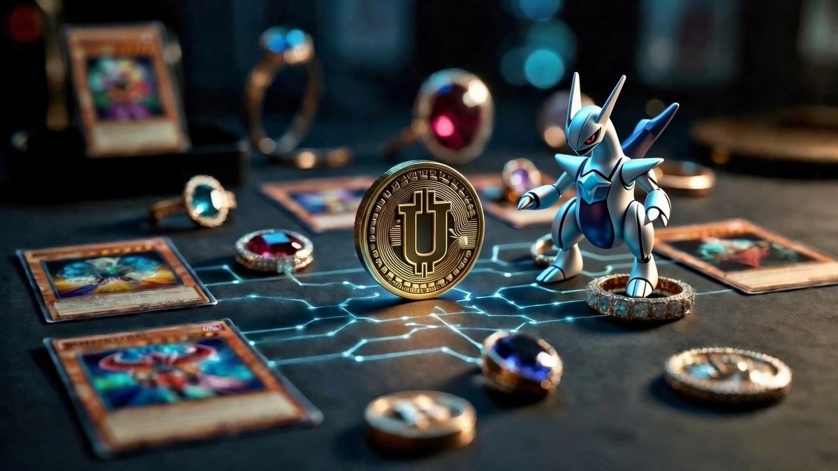 Unlock_250's tweet photo. 🔑 What backs the RAW ecosystem?

• Rare Yu-Gi-Oh &amp; Pokémon cards 🎟️🐉
• High-end jewelry💍👑
• Premium collectible assets📈🎮🕹️

These are not concepts.
They physically exist.
🌐💰
#RealWorldAssets #CryptoCollectors #BuildingInPublic https://t.co/rOYtp1i9W7