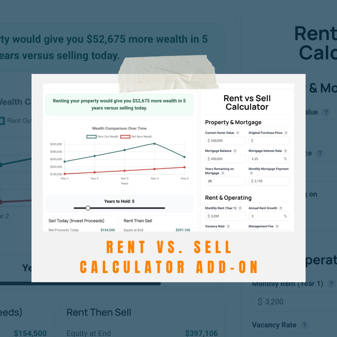 Your website should do more than just look good! 👀 Check out our newsletter on the Rent vs. Sell Calculator for property management companies. Help owners make faster decisions &amp; generate leads! If your site isn’t driving conversations, it’s time to reassess!👇