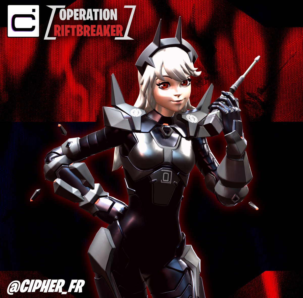 Cipher_FR's tweet image. 🔷Operation : Riftbreaker - The Administrator  🟥

A character for my next experience on UEFN. 
Coming out in Q1 2026