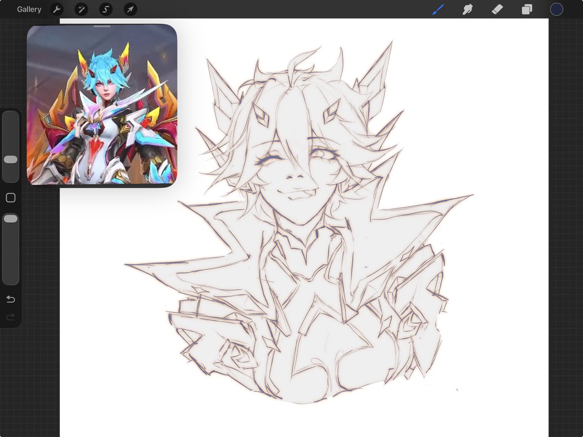 That’s all i can do cuz i can’t draw fckng mecha girl #wip