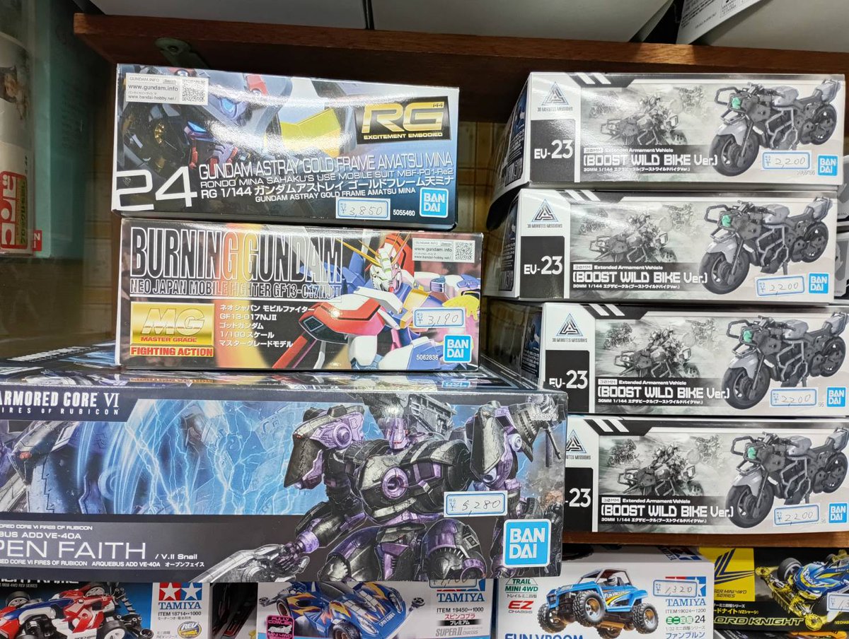 今週の商品情報です（1/4） 本日入荷のプラモデル新製品および再販品