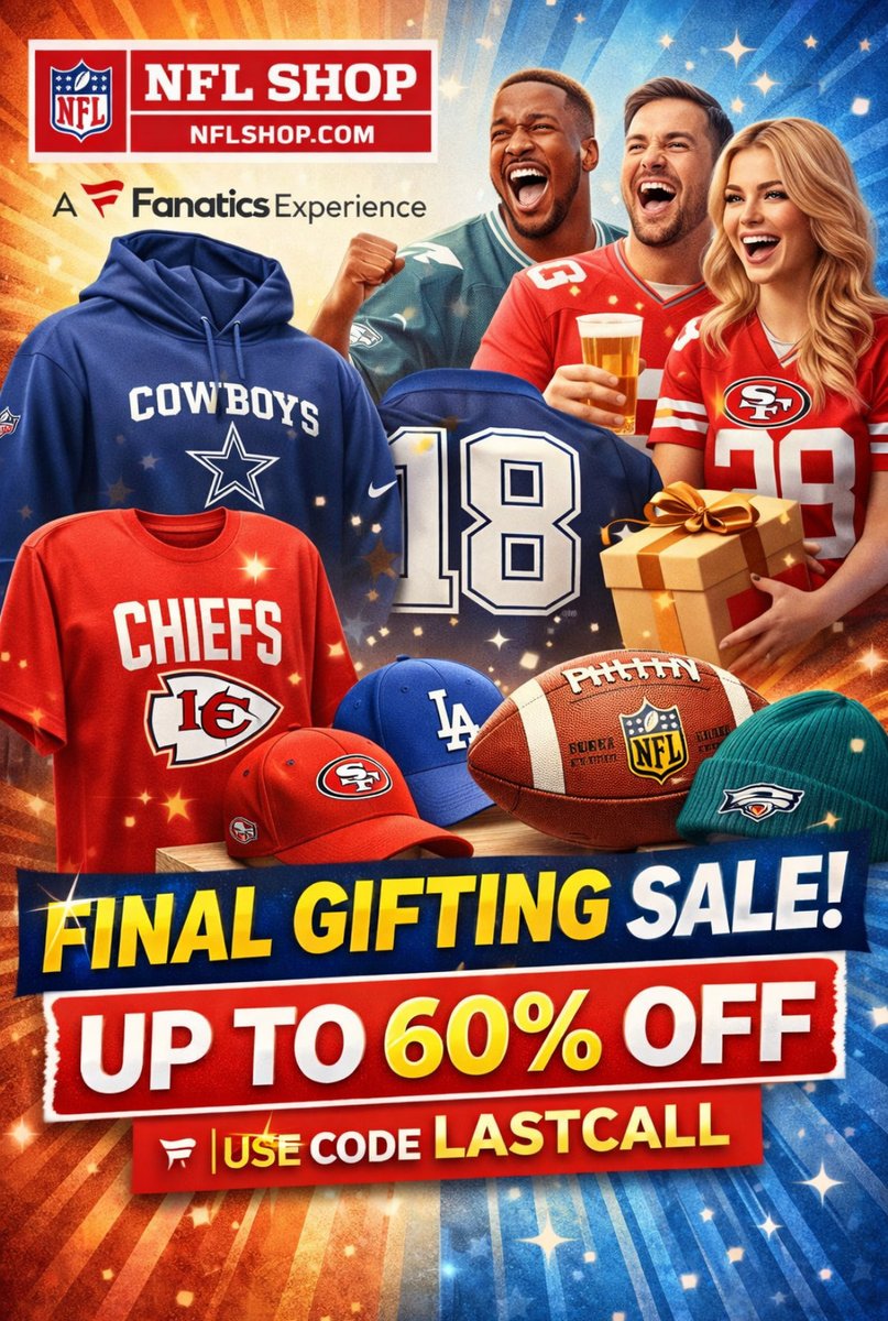 BigOSportsShop's tweet photo. π¨ FINAL CALL π¨
NFL Shop π₯
Up to 60% OFF
π Donβt wait
Shop NowππΎ https://t.co/a3trqNguBB
#NFLShop
#ShopNow
#GameDay https://t.co/h6ymjdzdPC
