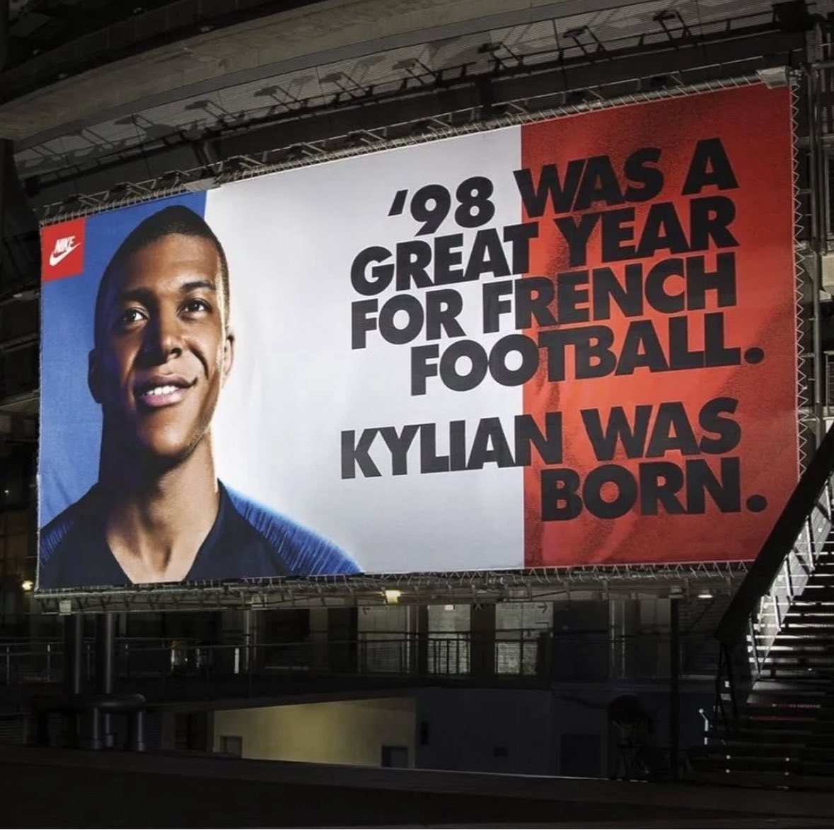 Kylian's tweet image. One of Nike’s coldest ads ever. 🥶