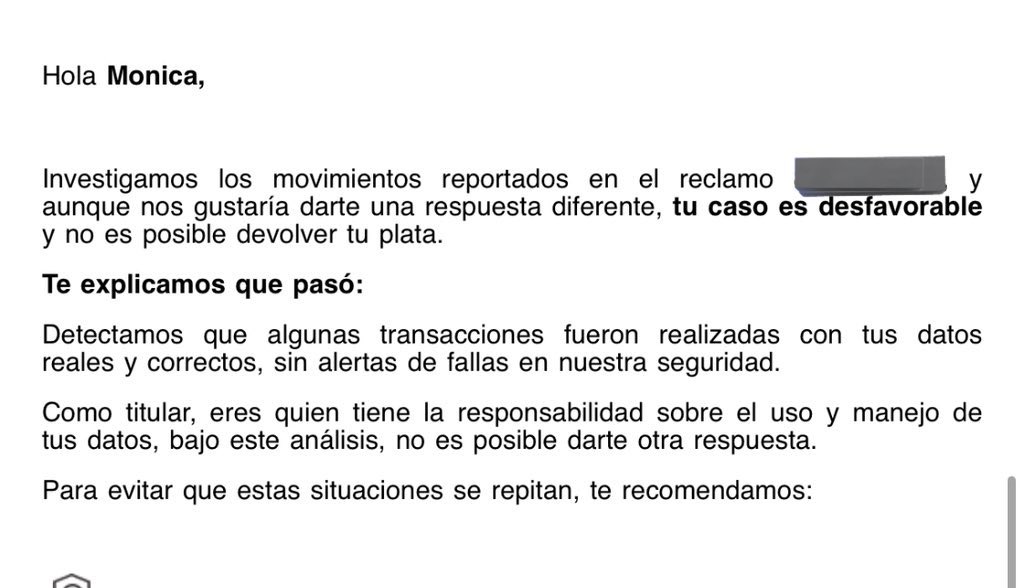 MONYRODRIGUEZOF's tweet photo. Descarados, conversar de qué. 

Hay un radicado, ustedes conocen mi caso porque llamé e hice el proceso pertinente. Mejor devuélvanme mi dinero @Bancolombia https://t.co/J6r9m6arKZ