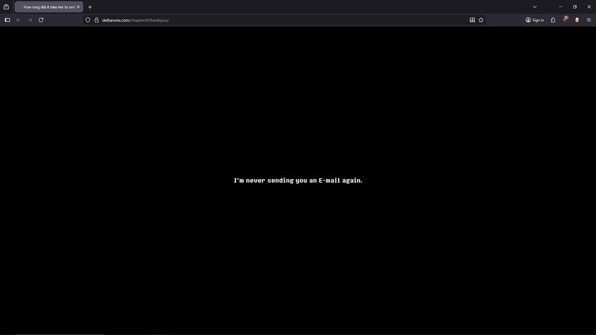 atticted1's tweet image. #DELTARUNE 
I put in 67