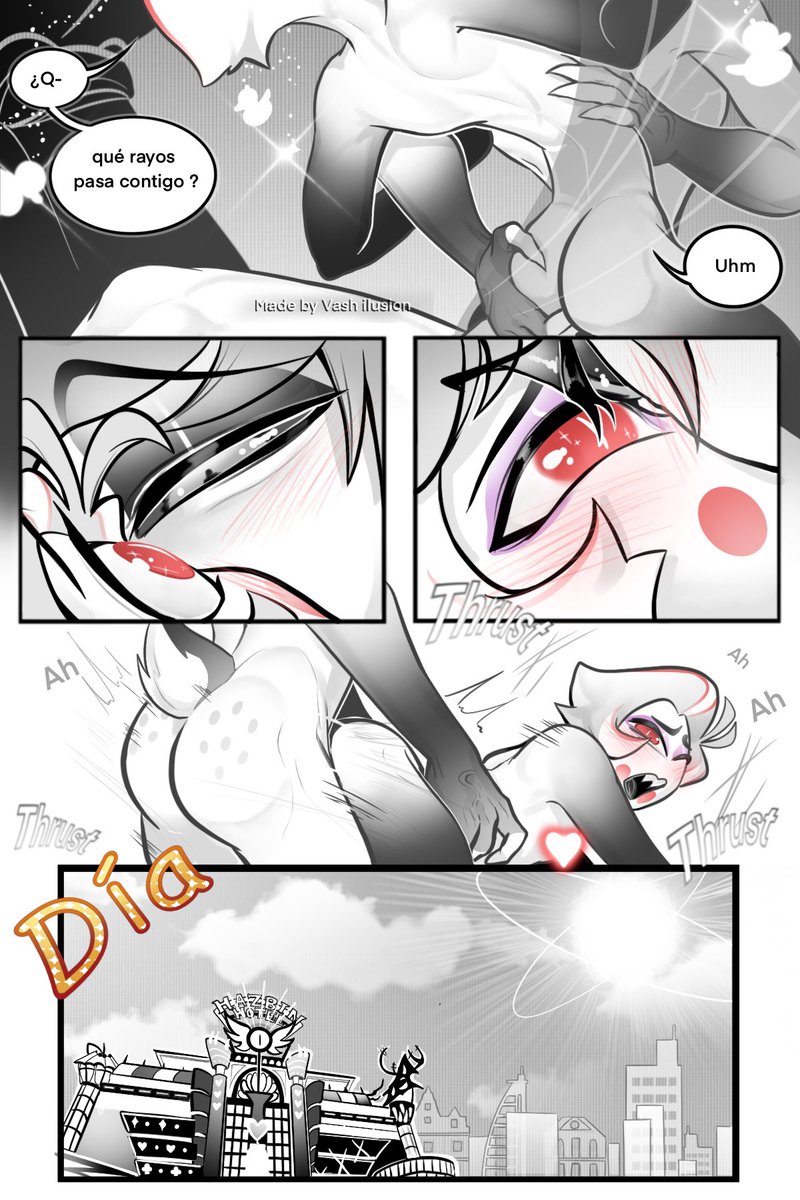 vash_ilusion's tweet photo. Radio Apple #hazbinhotel #radioapple #lucifer #alastor #comic 
📻x🍎
Pág 50-52

Compra del tomo sin censura( capítulo uno completo)—>
https://t.co/eVoSc5amWA
Audio cómic—> 
https://t.co/hdqihlDCX1 https://t.co/WHGFMqJZCD