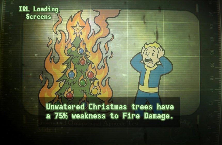 Stay safe fam, especially if you've got open flames going around your tree.