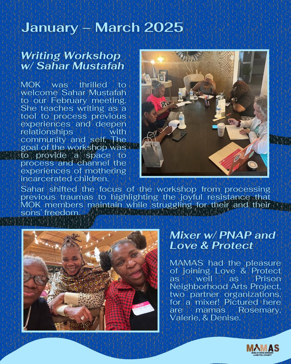 ❄️ ‘Tis the season for Radical Mothering! Our four part series recapping MAMAS &amp; MOK throughout 2025! Our first post of this series recaps the winter 2025 season filled with discussions, protests, written reflections, and intentional gathering with our movement partners.