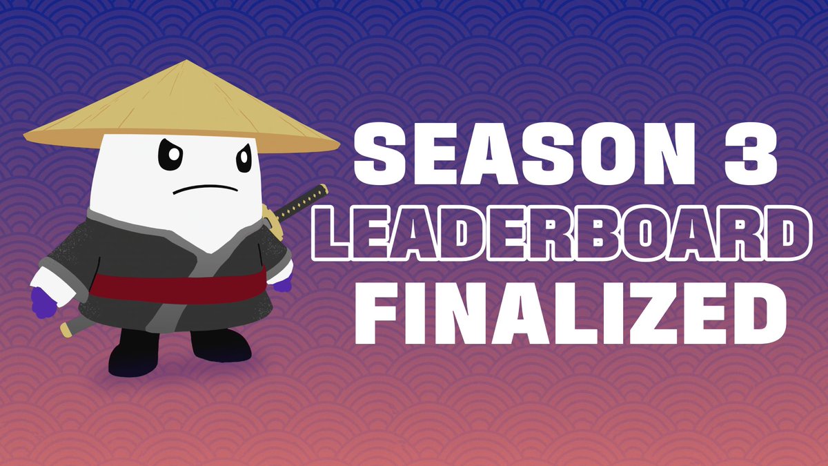 Season 3 was a movie. Leaderboard is locked 🔒

Huge GG to everyone who traded, cooked, and clawed their way up the ranks this season.

Airdrop hits Monday.