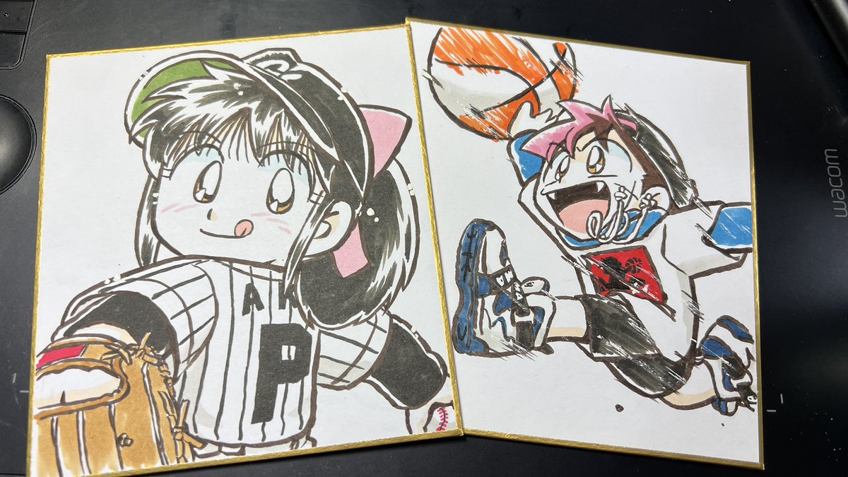 明日はいよいよ #広島コミケ
な…何と!こんな美麗な色紙の隣でわしも色紙を出すのか⁉︎w
広島大学漫研OBがテーブルを並べるF1〜3でお待ちしてまーす! 