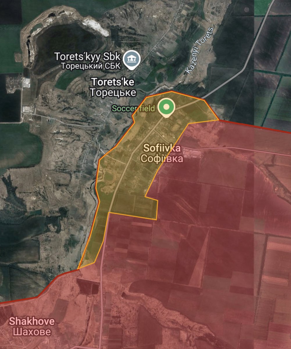 CKMapss's tweet image. 🇺🇦🇷🇺Ukraine war update
- Dobropillya front
- +0.91 sq miles to Russia
- Russian forces have captured Sofiivka, advancing along the Kazenyi Torets river
