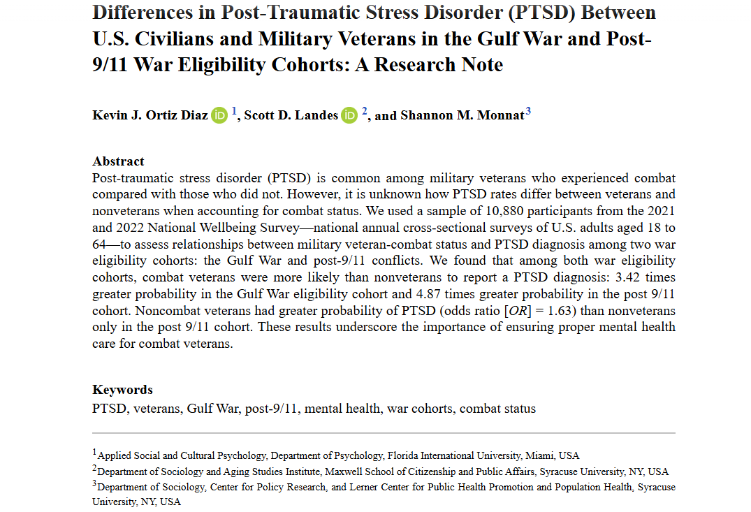 Armed Forces & Society tweet media