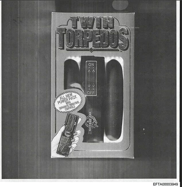 Epstein's 'twin torpedo' sex toys with 'vibrating controls'