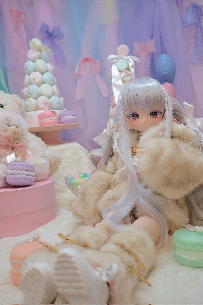 マカロン似合いすぎて可愛い🫶🏻️︎💕
#うちのこかわいい
#MDDはいいぞ
#こざくらっこ