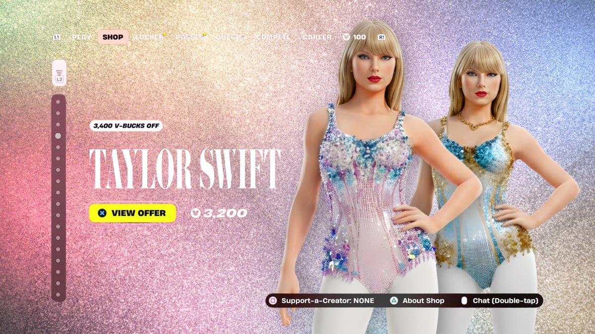 Is Taylor Swift in <a href="/Fortnite/">Fortnite</a> Today? No, she’s not.