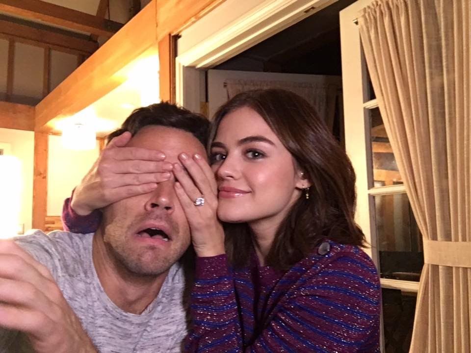 hclliwells's tweet photo. lucy working with ian's sister and ian working with one of lucy's close friends being what lead them to reconnect and work together again... whatever they said about the red string theory https://t.co/PZ9dDmnCea