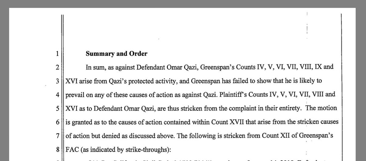 The San Francisco Superior Court has just GRANTED my anti-SLAPP motion against my Cyberstalker Aaron Jacob Greenspan! 

Those following may remember that the Court previously granted Tesla’s anti-SLAPP motion, striking Greenspan’s claims and ordering him to pay Tesla’s legal fees