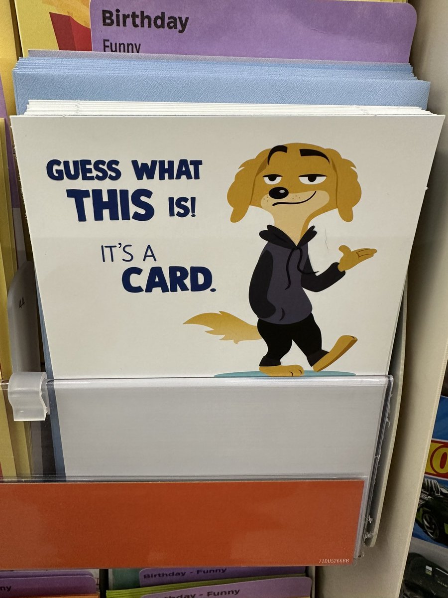 hereforrocket's tweet image. shoutout to this not Nick Wilde artwork i saw on a birthday card at work