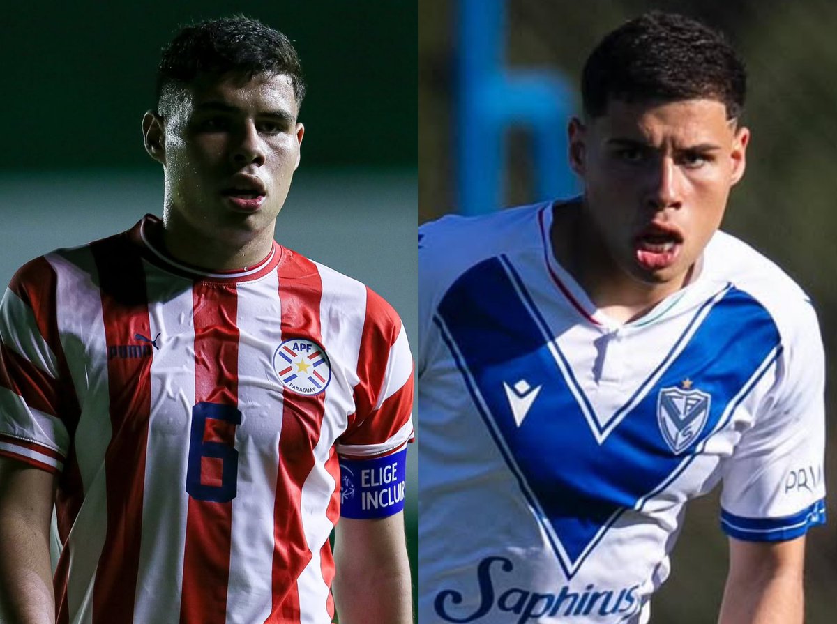 VELEZYSUMUNDO's tweet photo. 👥️💣 Simón Escobar y Leo Cristaldo, ambos categoría 2009 y con reciente participación en el último Mundial Sub-17, subirán a hacer la pretemporada con el primer equipo de #Vélez Sarsfield. 

✅️ Los dos tienen contrato hasta diciembre de 2027.

🔴➡️ https://t.co/qLHRBflSes https://t.co/tNgp9xJTmR