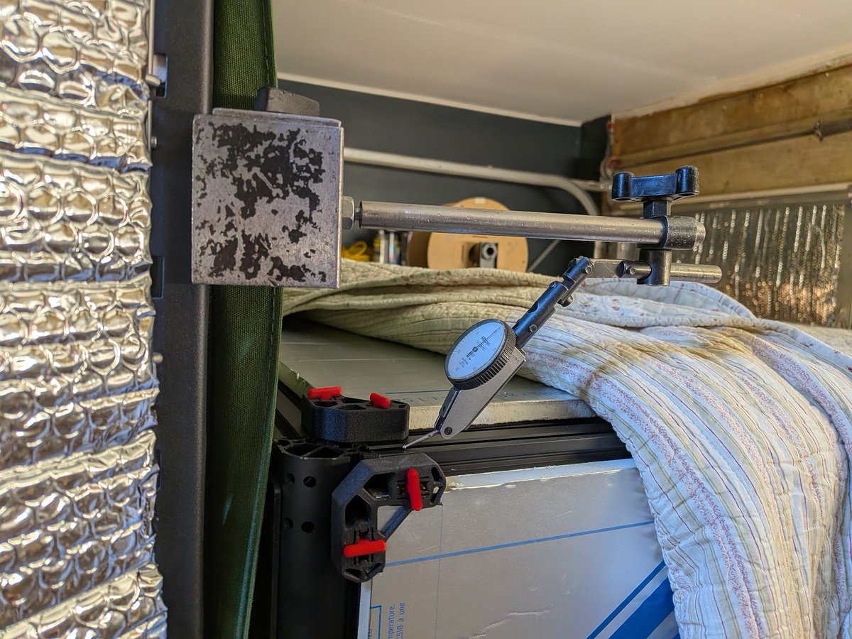 CanuckCreator's tweet image. So fun fact, the venture XL grows about a bit over .4mm in height from cold to "at temp" (12c ambient to 50c chamber and heatsoaked)

Obviously not the most controlled environment test, but still, its data