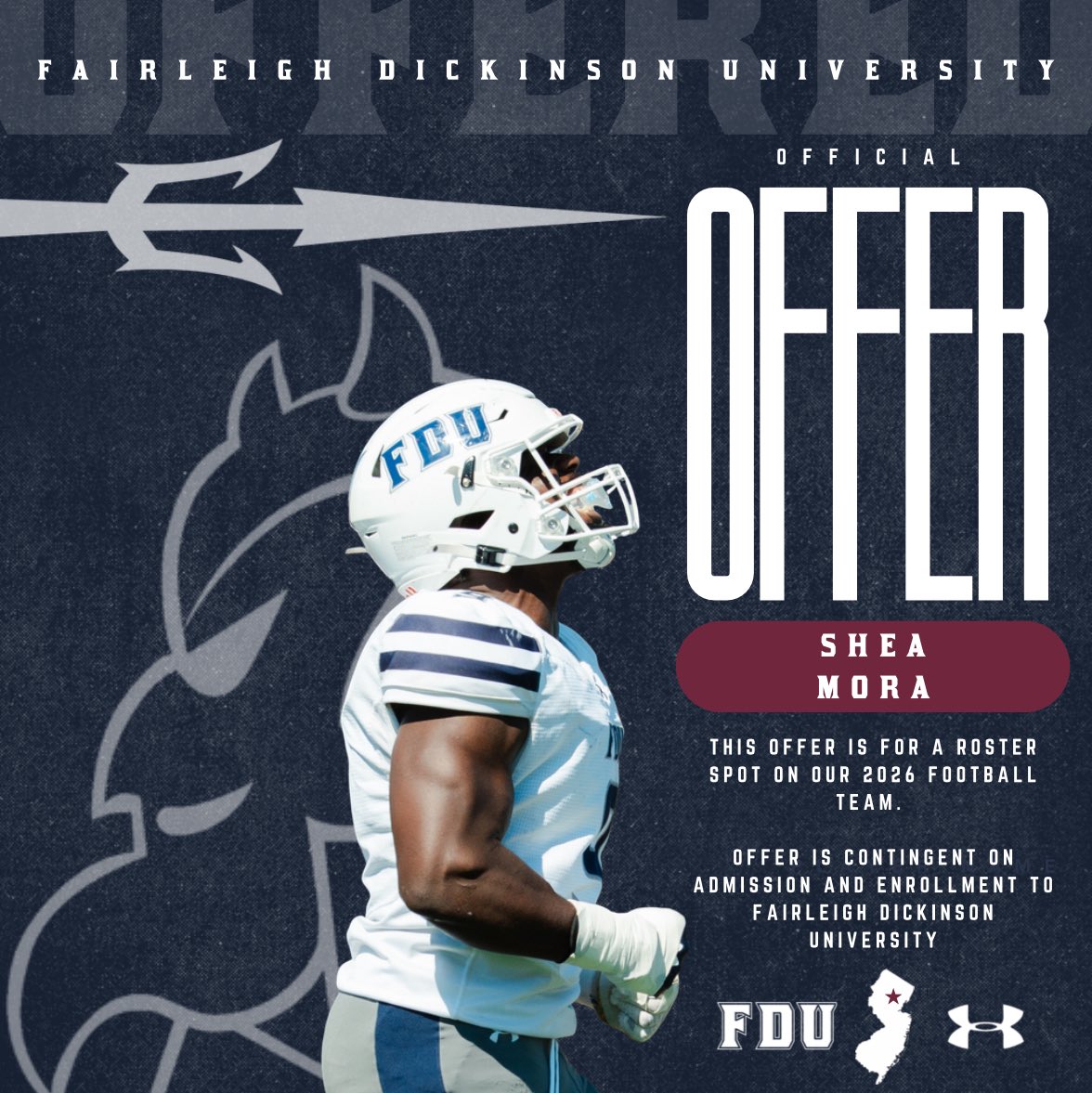Shea64Mora's tweet photo. After an amazing visit and conversation with @CoachMaginnis I am beyond grateful to have received an offer Fairleigh Dickinson University! Thank you so much for my family and the Middletown North coaching staff for always supporting me in this process!
@Glez_Jay @Coach_Fumando https://t.co/67vwKgOyls