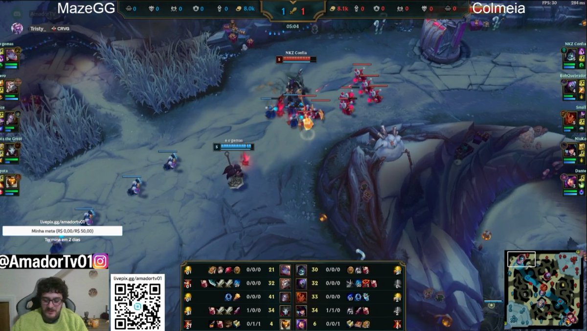 ESTAMOS AGORA JOGANDO O JOGO DE CLASSIFICAÇÃO PROS PLAYOFSS!!
VAMOS MOSTRAR NOSSA TORCIDA #GOBEE
twitch.tv/amadortv01