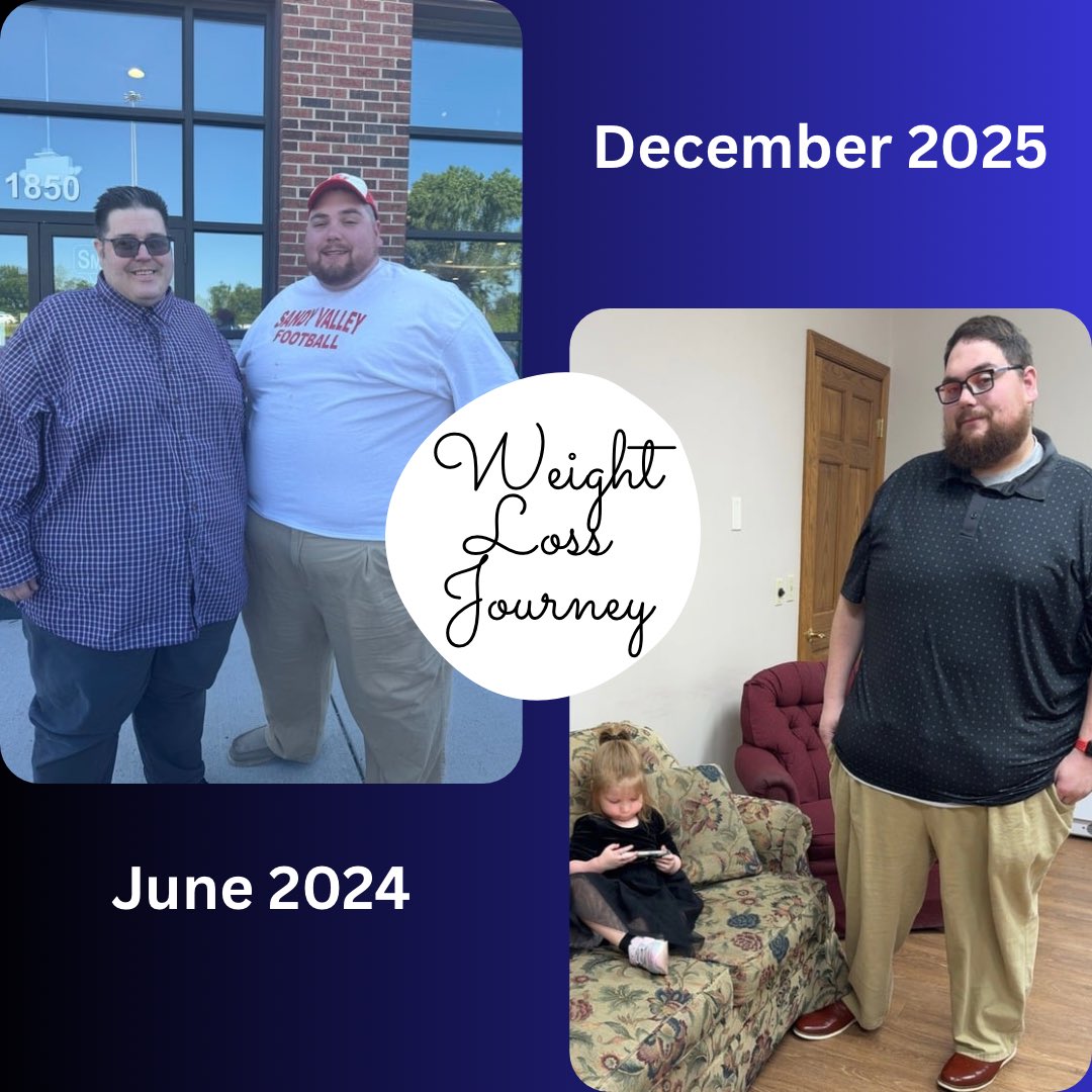 Sorry I’ve been a little absent.
Working on myself. 💪
June 2024 ➡️ December 2025
180 pounds down. 🔥